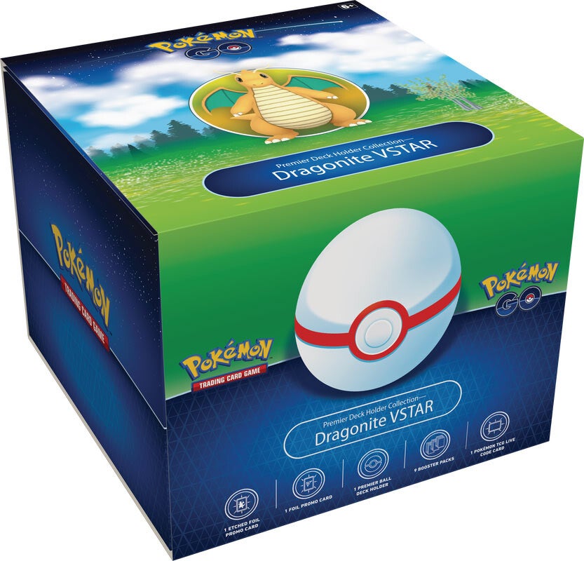 Pokemon TCG: Pokemon Go Premier Deck Holder Collection - Dragonite VSTAR