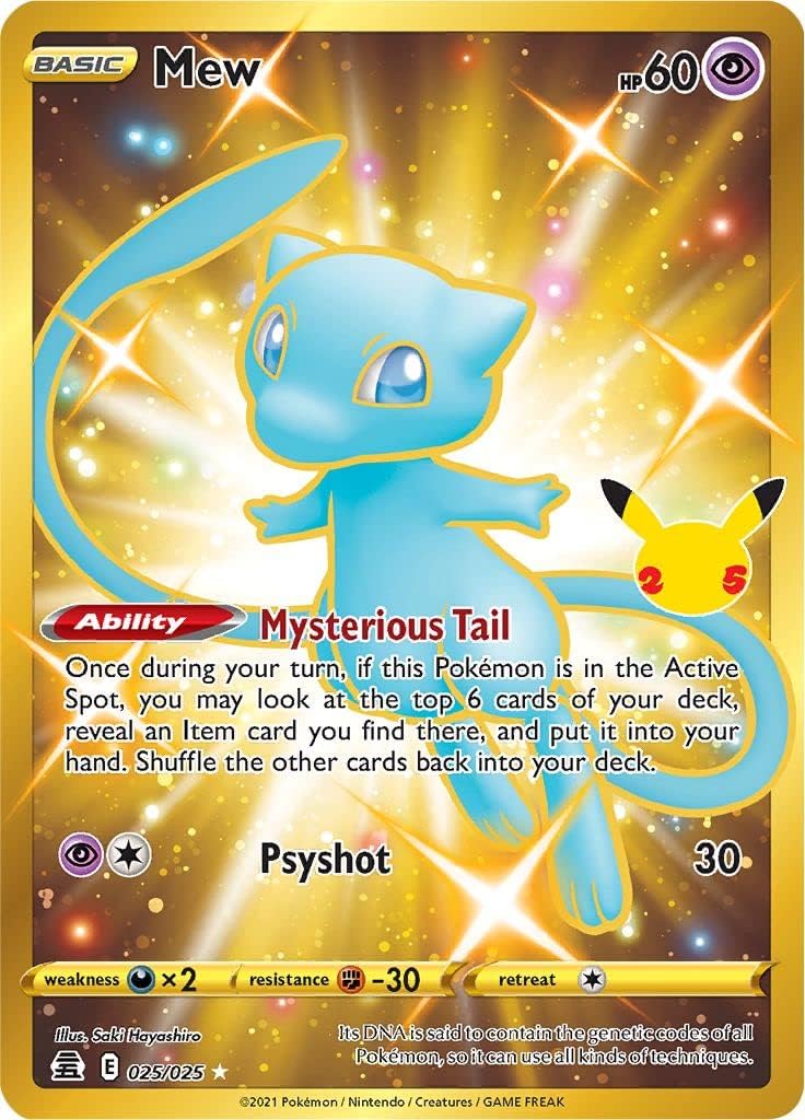 Celebrations - 025/025 - Mew (złota)