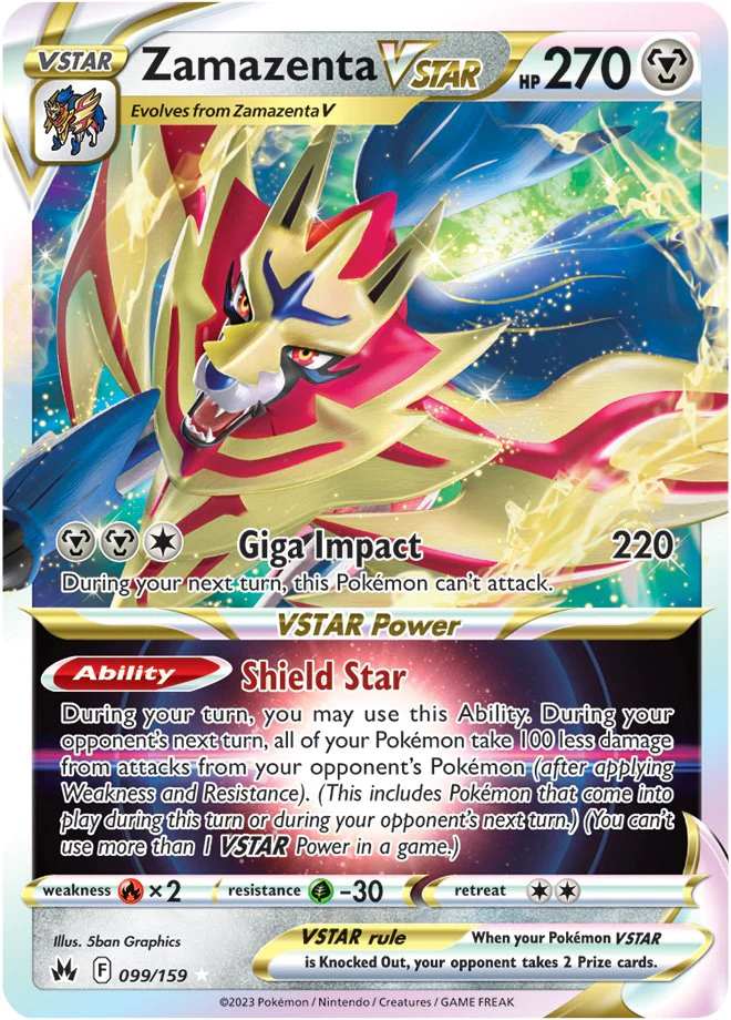 Crown Zenith - 099/159 - Zamazenta VSTAR