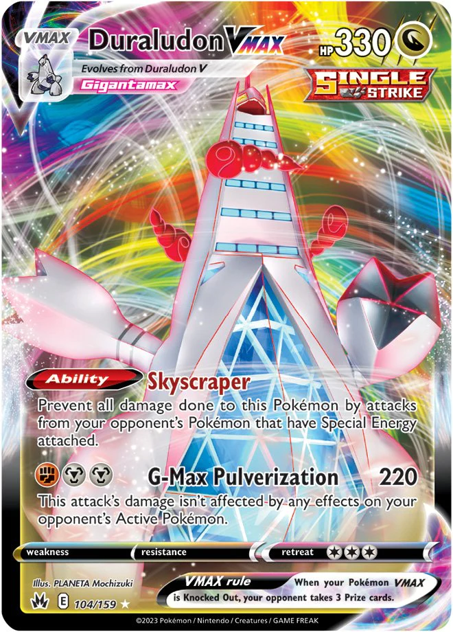Crown Zenith - 104/159 - Duraludon VMAX