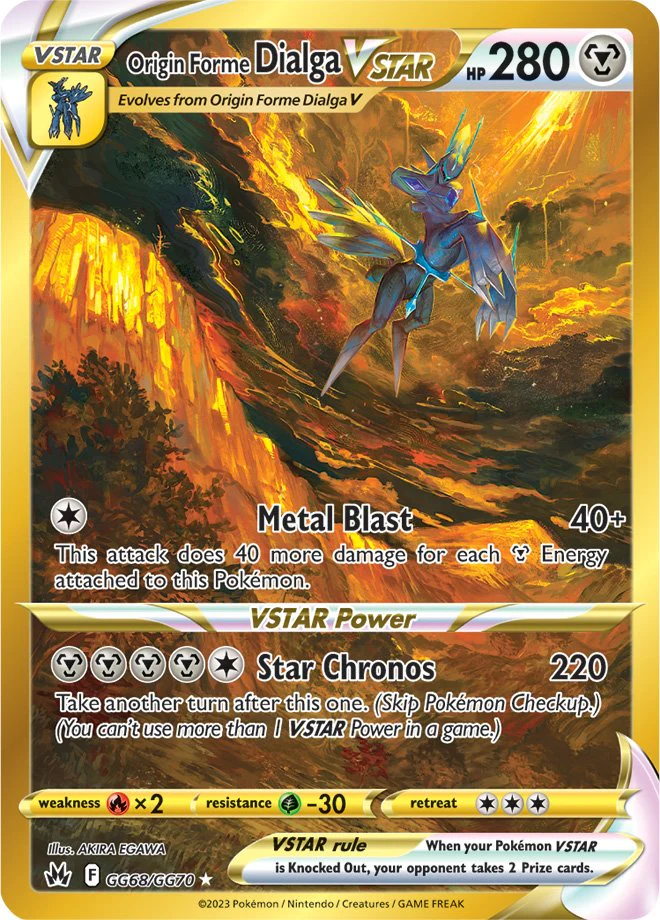 Crown Zenith - GG68/GG70 - Origin Forme Dialga VSTAR (złota)