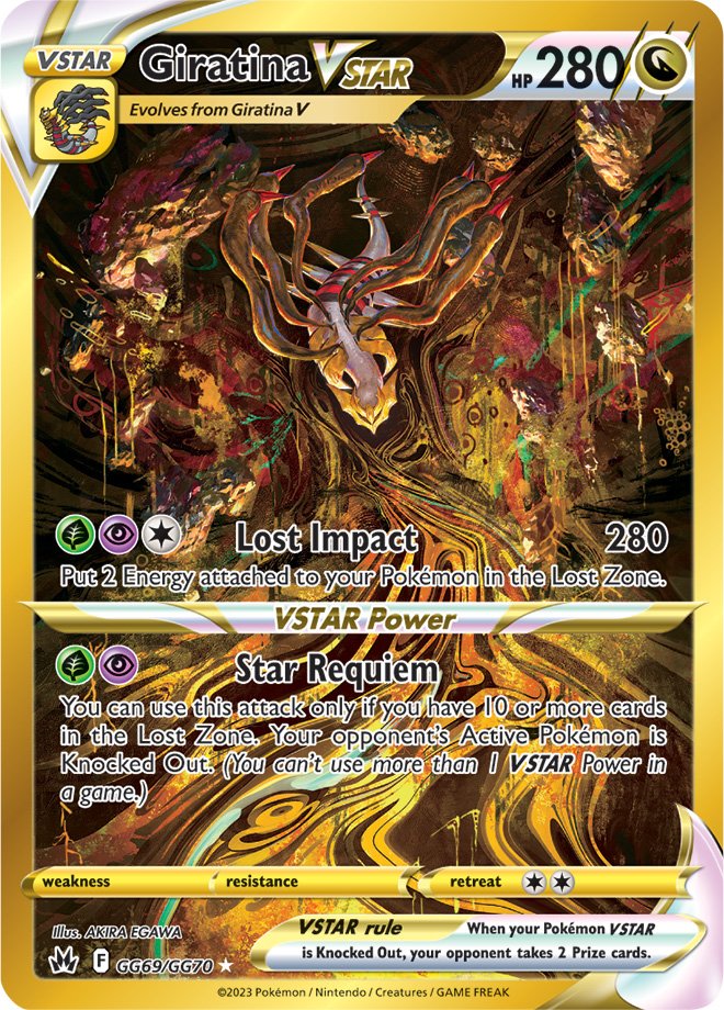 Crown Zenith - GG69/GG70 - Giratina VSTAR (złota)