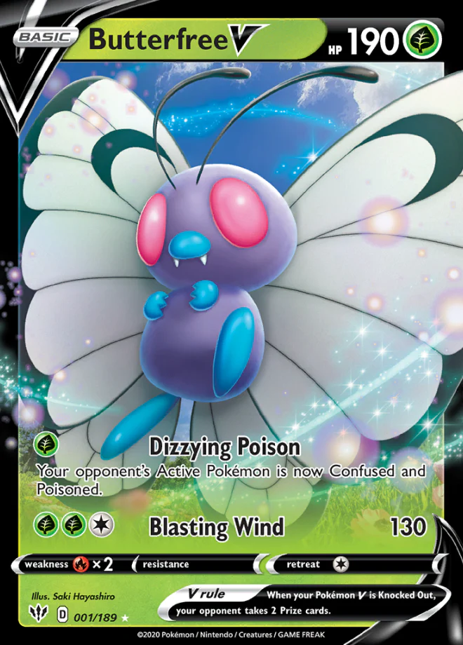 Darkness Ablaze - 001/189 - Butterfree V