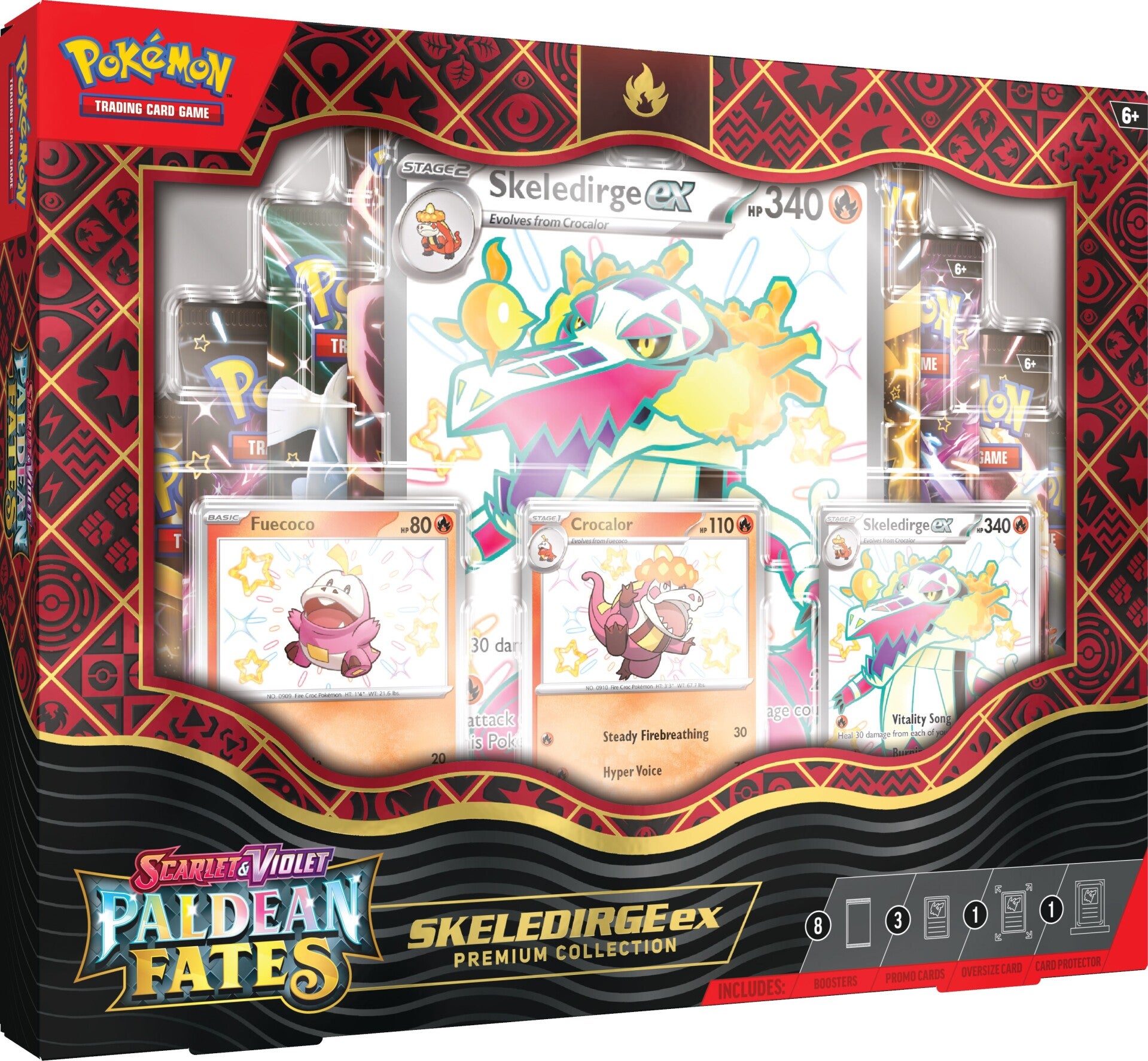 Paldean Fates - Premium Collection Box - Skeledirge ex