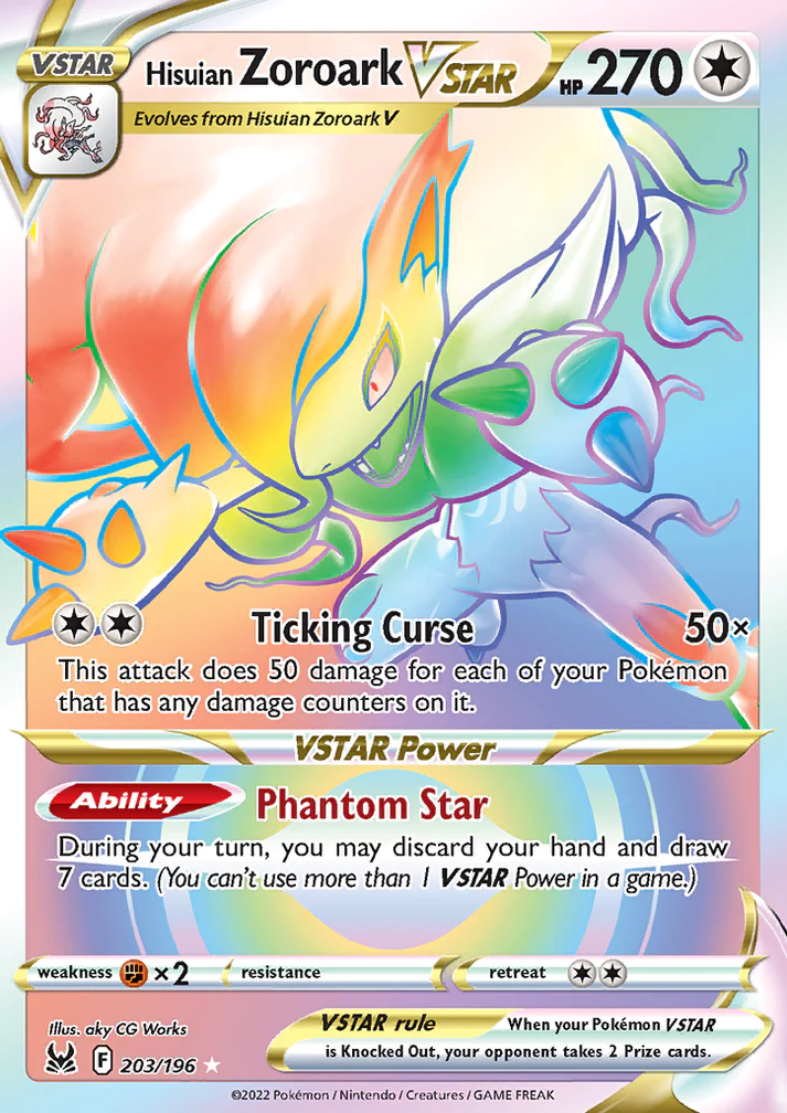 Lost Origin - 203/196 - Hisuian Zoroark VSTAR