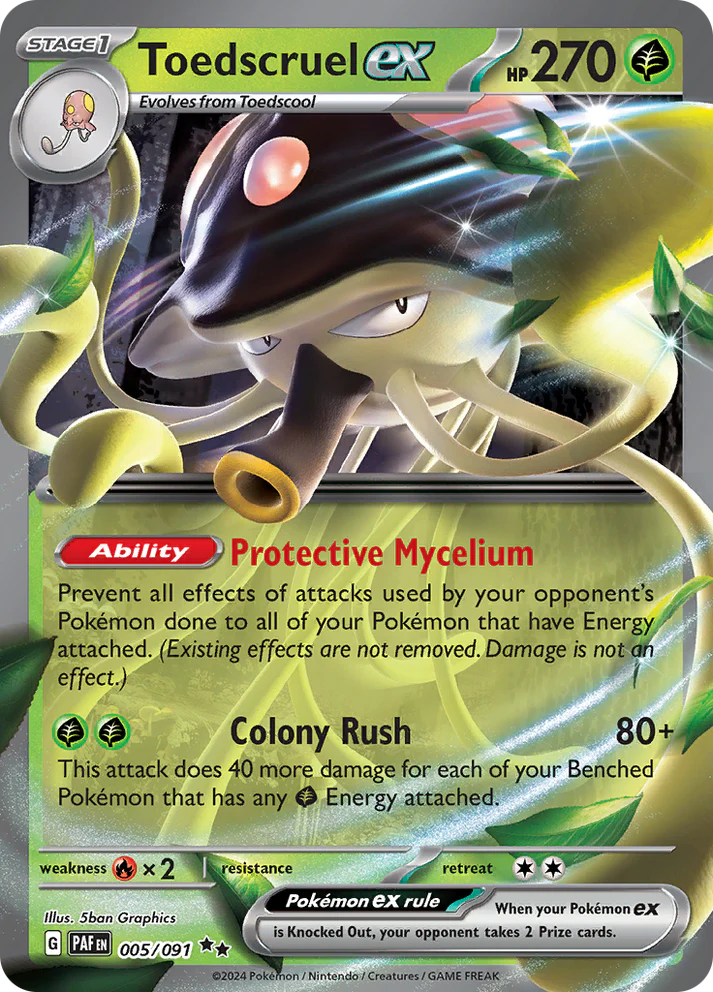 Paldean Fates - 005/091 - Toedscruel ex