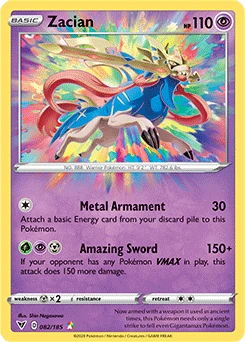 Vivid Voltage - 082/185 - Zacian (Amazing)