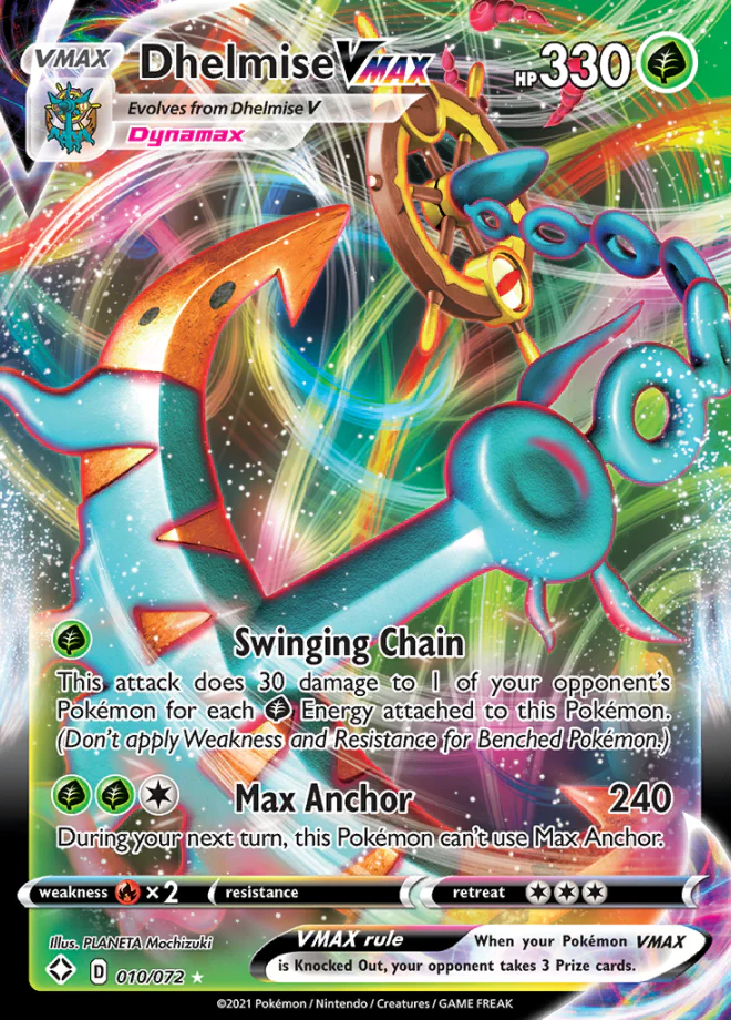 Shining Fates - 010/072 - Dhelmise VMAX