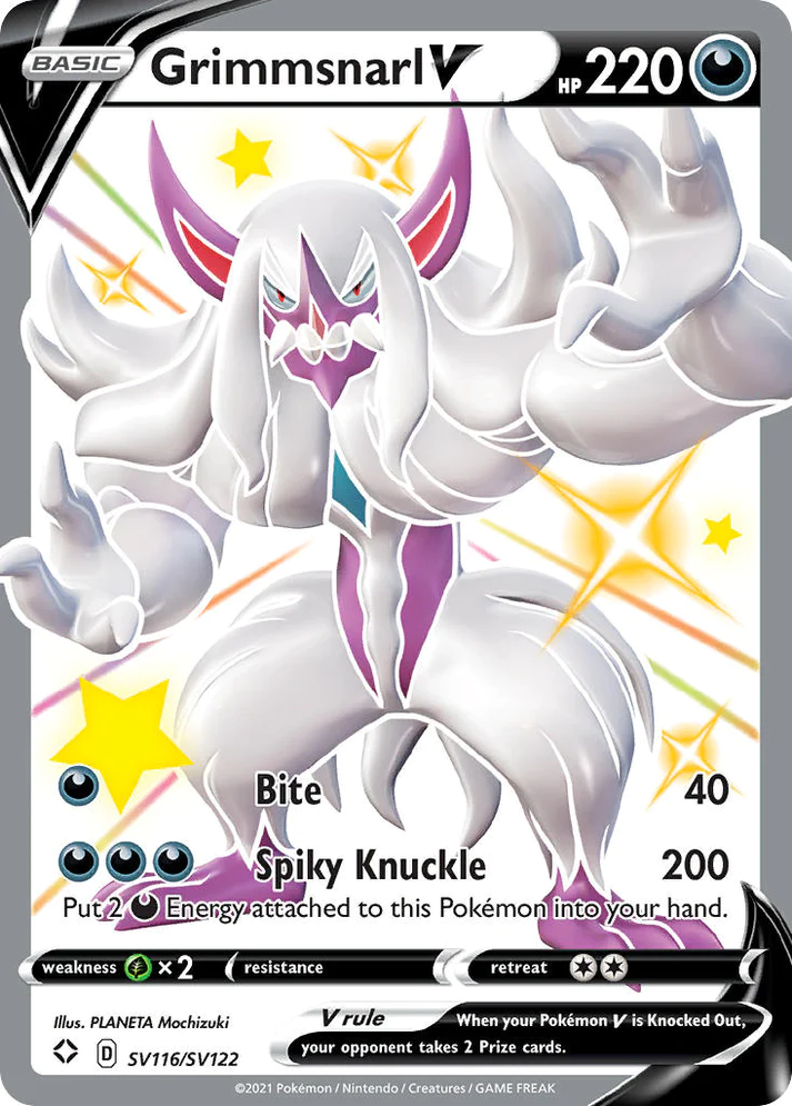 Shining Fates - SV116/SV122 - Grimmsnarl V