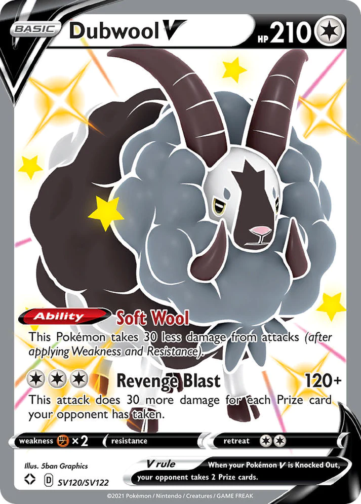 Shining Fates - SV120/SV122 - Dubwool V