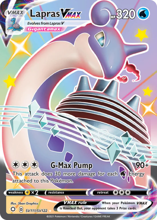 Shining Fates - SV111/SV122 - Lapras VMAX