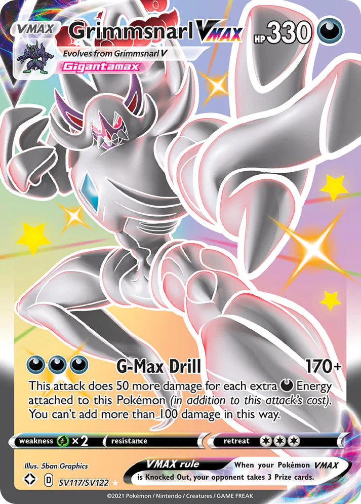 Shining Fates - SV117/SV122 - Grimmsnarl VMAX