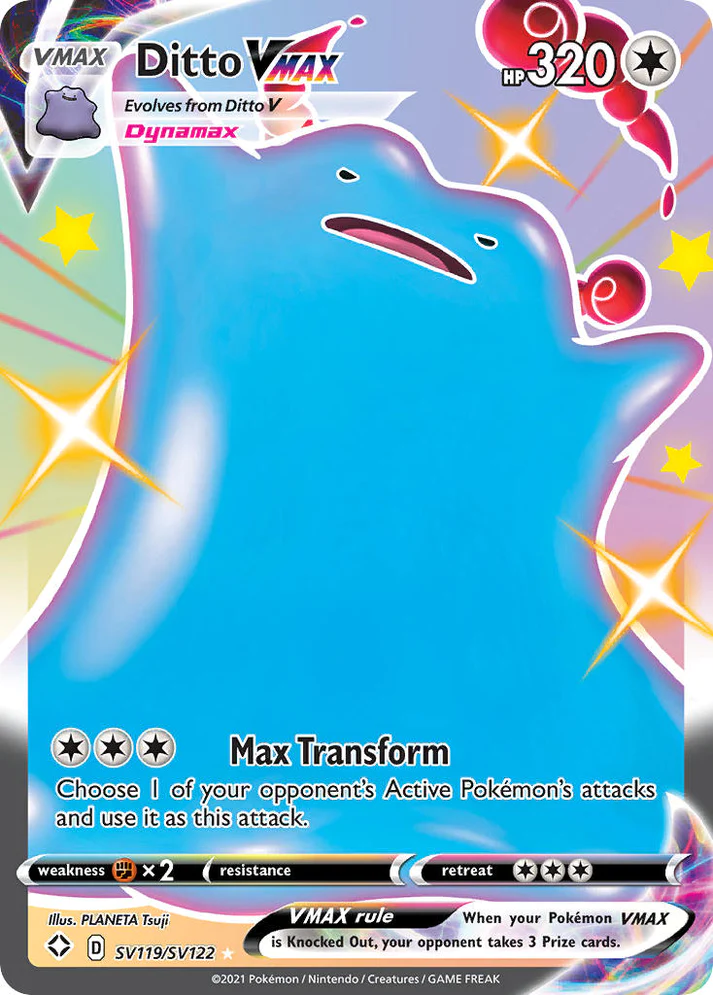 Shining Fates - SV119/SV122 - Ditto VMAX