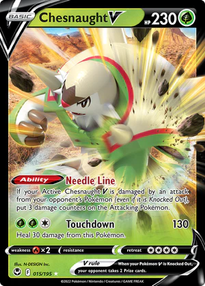 Silver Tempest - 015/195 - Chesnaught V
