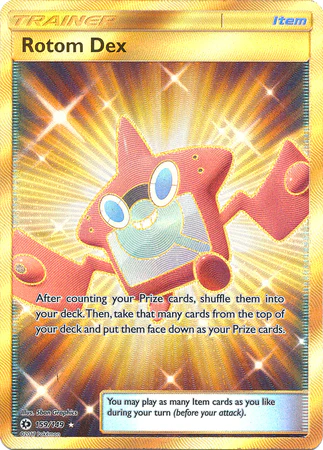 Sun & Moon - 159/149 - Rotom Dex (złota)