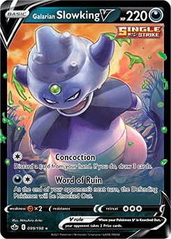 Chilling Reign - 099/198 - Galarian Slowking V