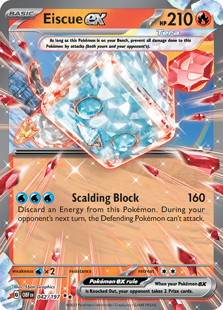 Obsidian Flames - 042/197 - Eiscue ex