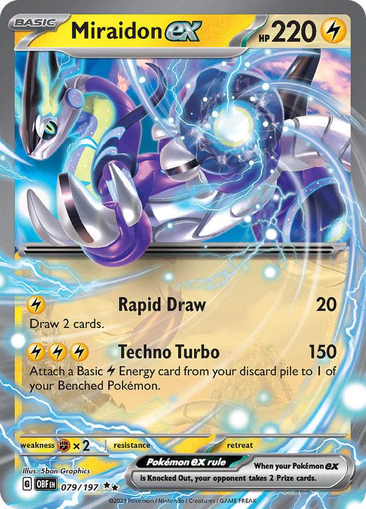Obsidian Flames - 079/197 - Miraidon ex