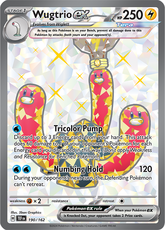 Temporal Forces - 190/162 - Wugtrio ex