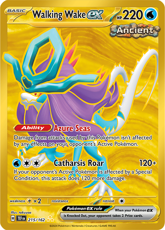 Temporal Forces - 215/162 - Walking Wake ex (złota)