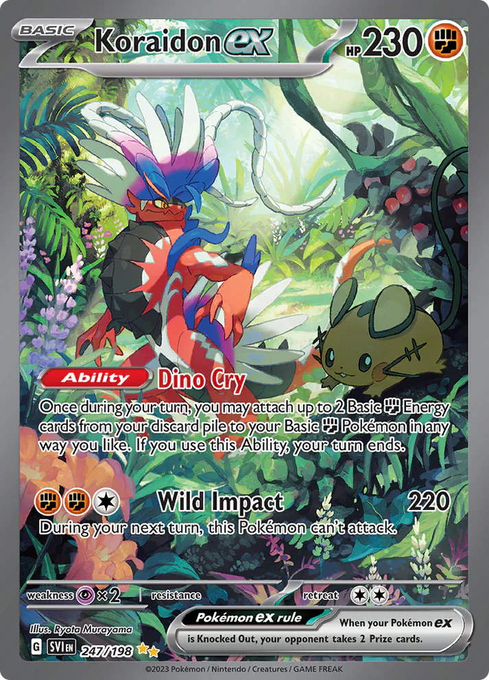Scarlet & Violet - 247/198 - Koraidon ex