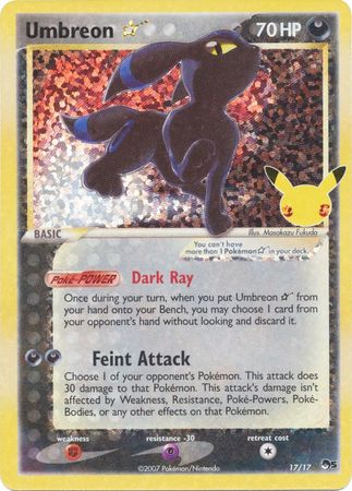 Celebrations Classic - 17/17 - Umbreon ☆ (Gold Star)