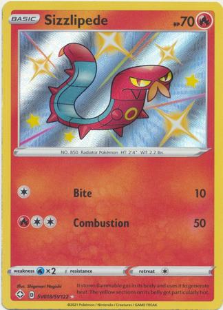 Shining Fates - SV018/SV122 - Sizzlipede