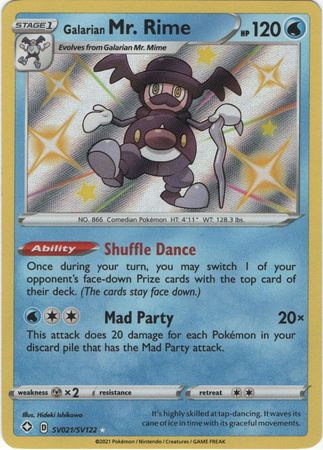 Shining Fates - SV021/SV122 - Galarian Mr. Rime