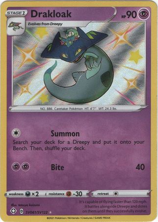 Shining Fates - SV061/SV122 - Drakloak