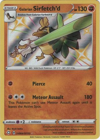 Shining Fates - SV064/SV122 - Galarian Sirfetch'd