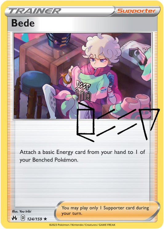 Crown Zenith - 124/159 - Bede (Holo)