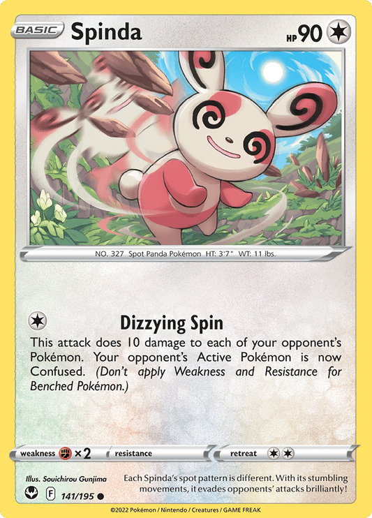 Silver Tempest - 141/195 - Spinda