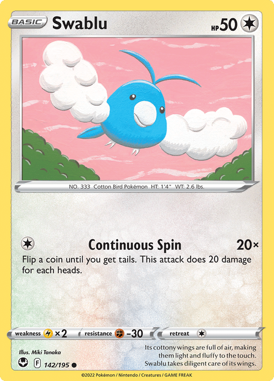 Silver Tempest - 142/195 - Swablu
