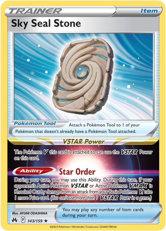 Crown Zenith - 143/159 - Sky Seal Stone (Holo)