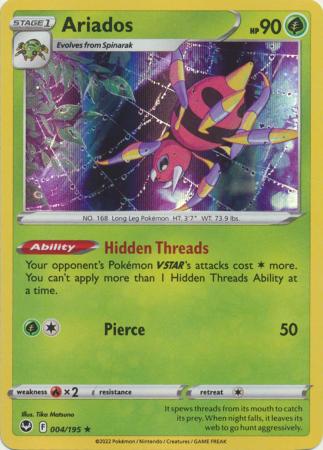 Silver Tempest - 004/195 - Ariados (Holo)