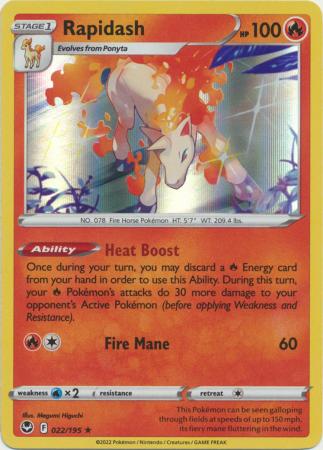 022/195 - Rapidash (Holo)
