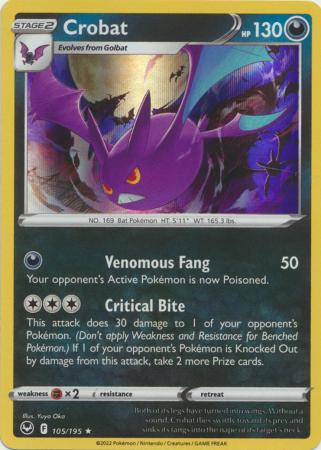 Silver Tempest - 105/195 - Crobat (Holo)