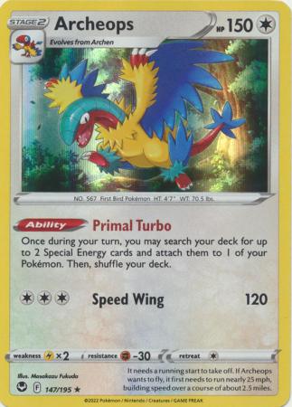 Silver Tempest - 147/195 - Archeops (Holo)