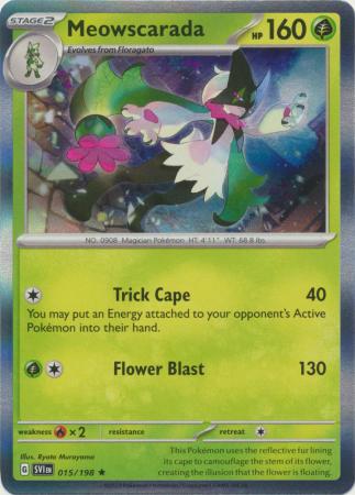 Scarlet & Violet - 015/198 - Meowscarada (Holo)