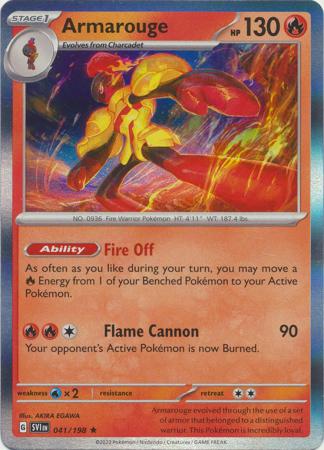 Scarlet & Violet - 041/198 - Armarouge (Holo)
