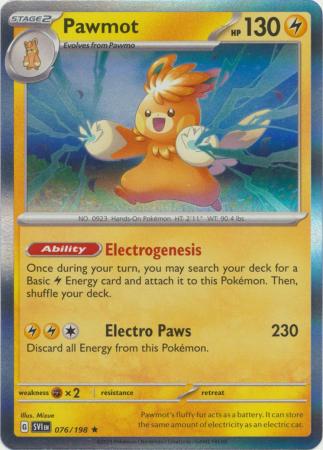 Scarlet & Violet - 076/198 - Pawmot (Holo)
