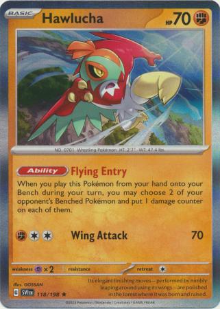 Scarlet & Violet - 118/198 - Hawlucha (Holo)