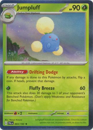 Paldea Evolved - 003/193 - Jumpluff (Holo)