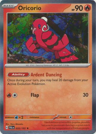 Paldea Evolved - 033/193 - Oricorio (Holo)