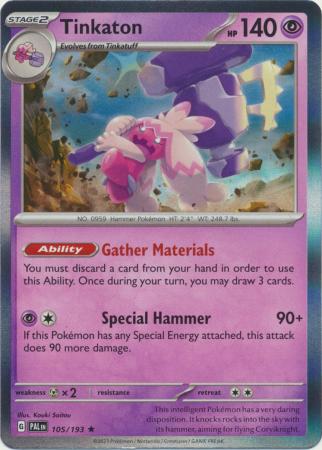 Paldea Evolved - 105/193 - Tinkaton (Holo)