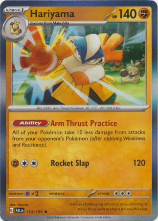 Paldea Evolved - 113/193 - Hariyama (Holo)