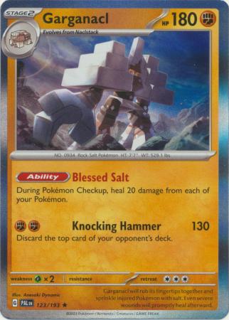 Paldea Evolved - 123/193 - Garganacl (Holo)