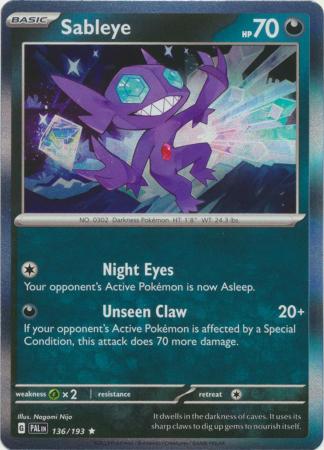 Paldea Evolved - 136/193 - Sableye (Holo)