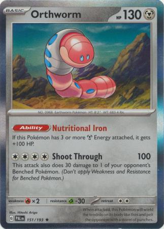 Paldea Evolved - 151/193 - Orthworm (Holo)
