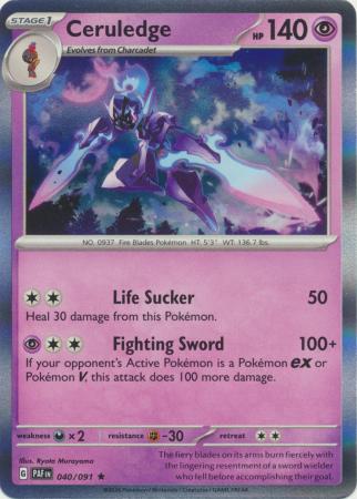 Paldean Fates - 040/091 - Ceruledge (Holo)